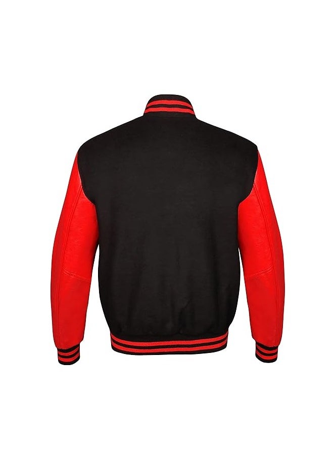 Generic - Unisex Varsity Jacket - Premium Quality, Multiple Color Combinations - Retro Style College Jacket for Men & Women - Image 1