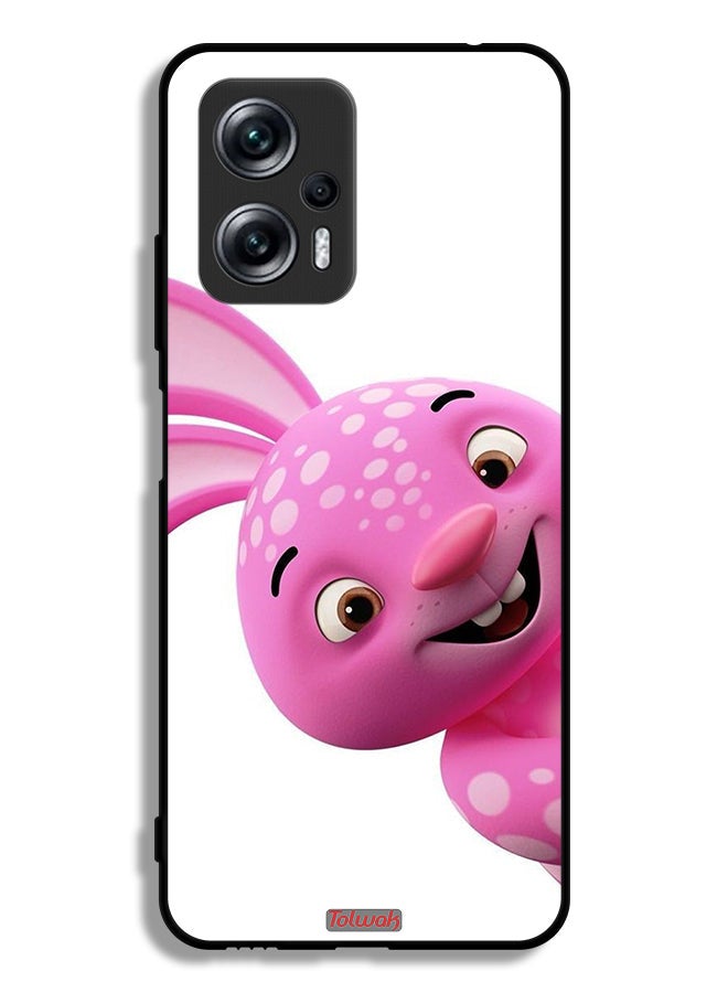Tolwak Xiaomi Redmi Note 11T Pro 5G Protective Case Cover Hey Two Teeth  - Image 2