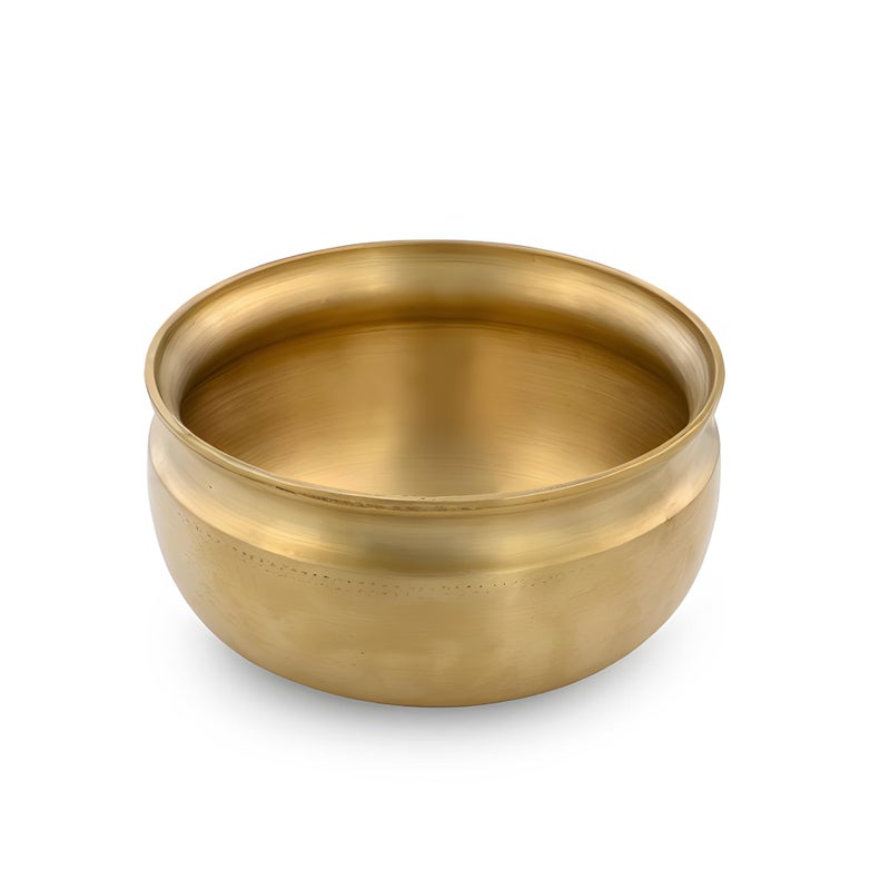 Nutrion Kerala's Purest Nonstick Bronze/Kansa Pongal Pot/Gundu/Cooking Pot/Aandi/Made to Last for Ever |Life Time Warranty(2.4 Litre) - Image 3