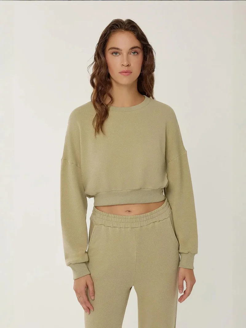 HICCUP Cropped Sweatshirt