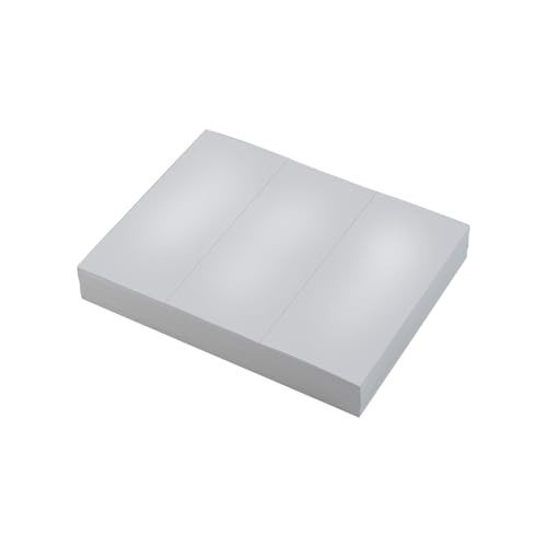 TOPS ورق قطع بالليزر من TOPS، مثقوب كل 3 2/3 بوصة، 8.5 × 11 بوصة، 20 رطل، 500 ورقة، أبيض، (5030) - Image 1