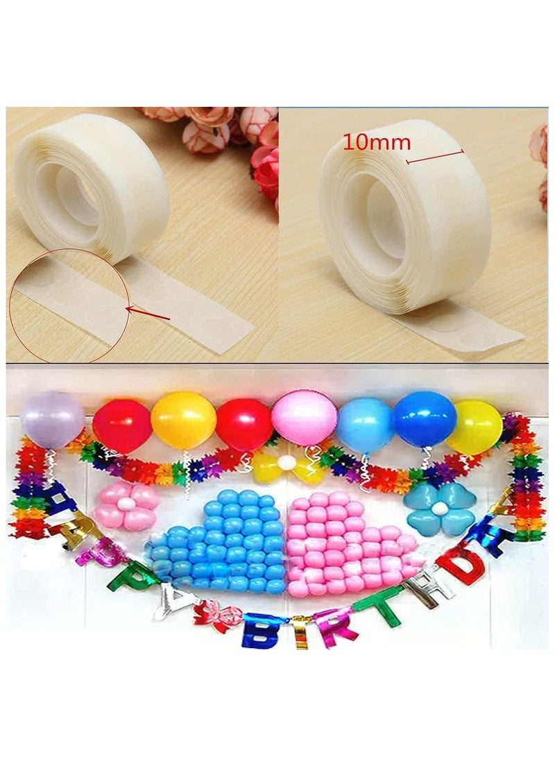 Balloon Glue, permanent adhesive dots for balloons 3 ROLLS - Image 1