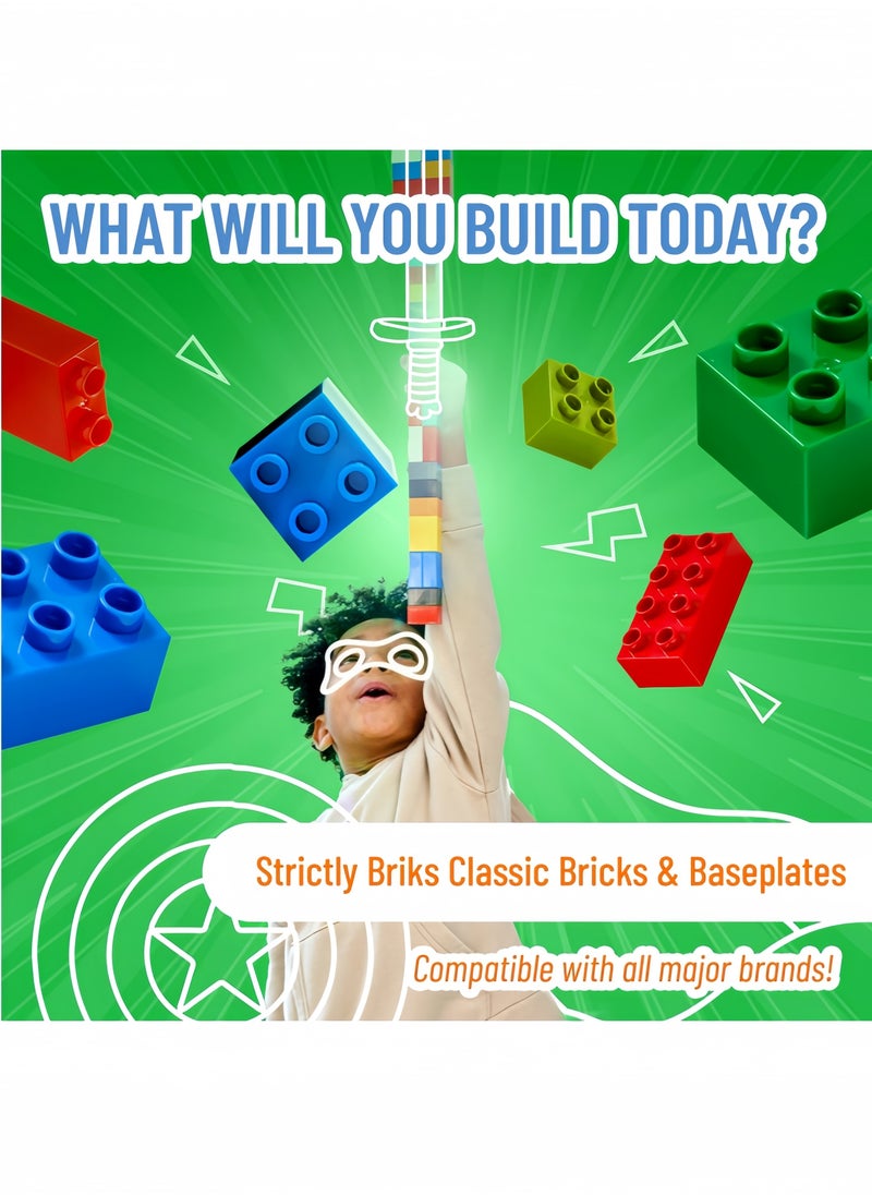 nihao 1000 Pieces of Bulk Building Blocks Compatible with  DIY Puzzle Assembly  - Image 4
