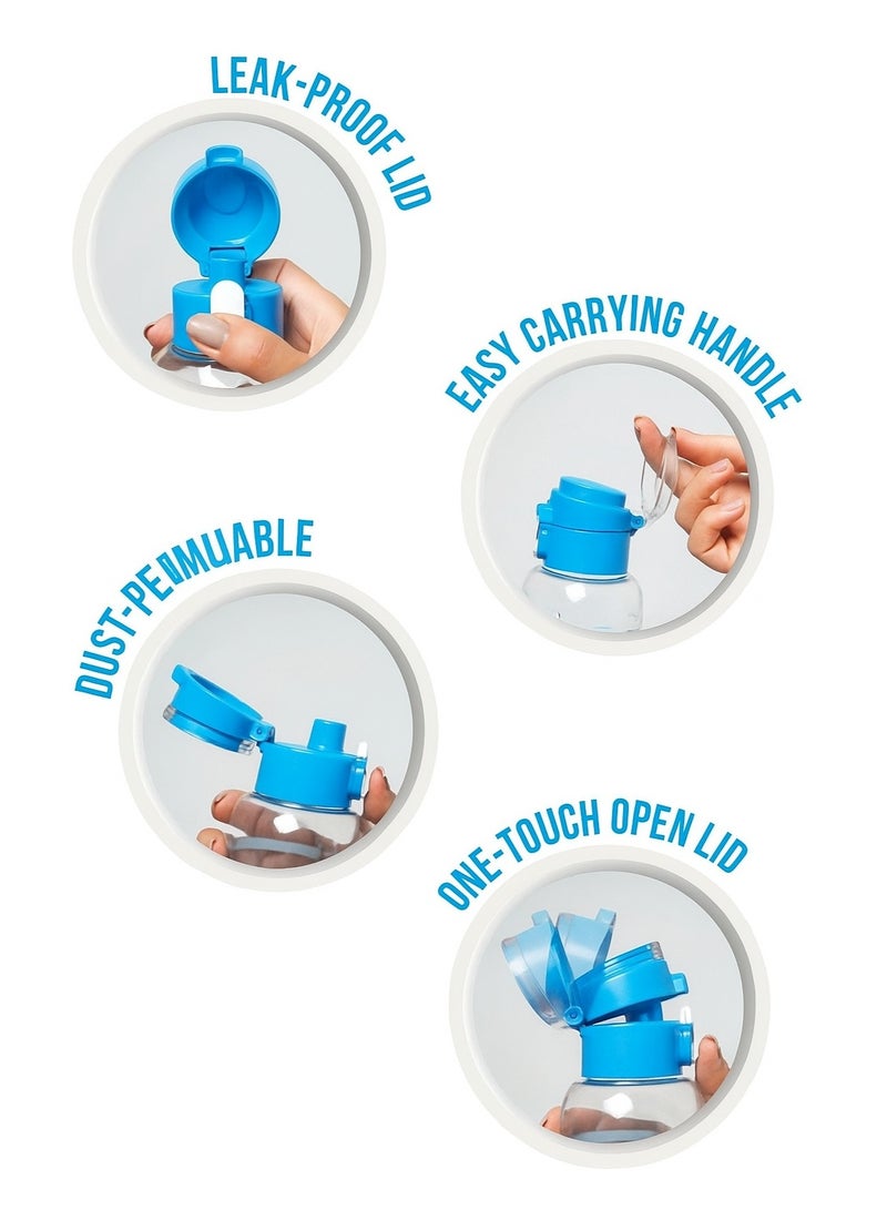 HEREVIN Herevin Drinking Water Bottle With Cover Lock 750ml (Made in Turkey)  - Image 3