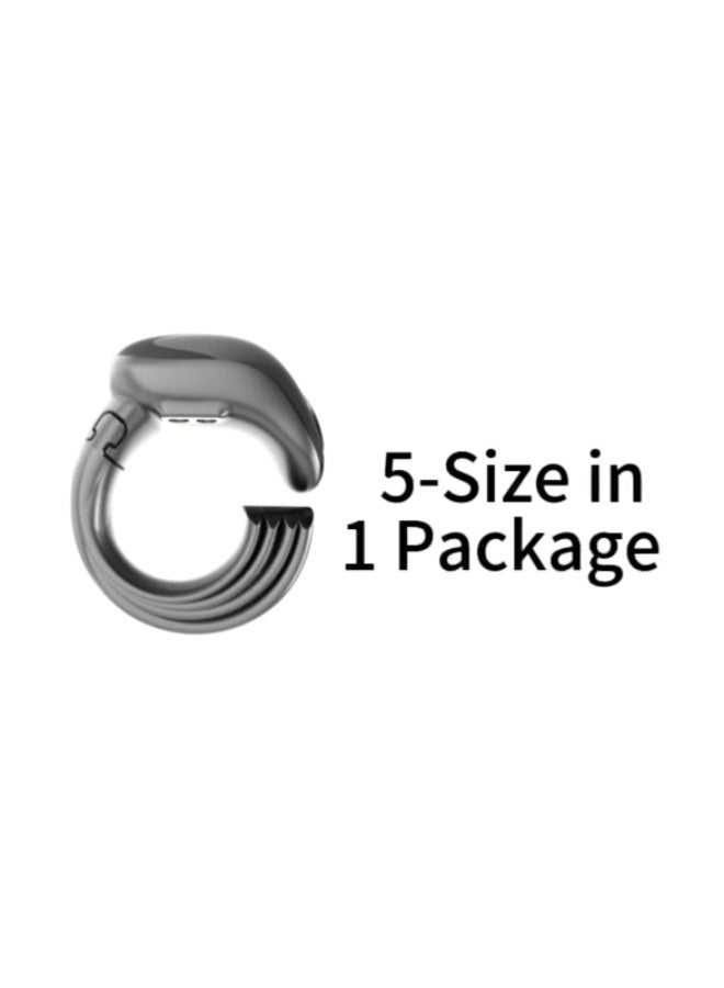 WESLAMIC iTasbih RELATION Premium Zikr Smart Ring with Charging Case, Bluetooth Digital Counter Ring with APP Control, 5 Adjustable Sizes (16-24mm), Waterproof OLED, Prayer Reminder for Muslims Best Gift for Every Occasions Eid, Hajj, Marriage, Birthday etc - Image 4