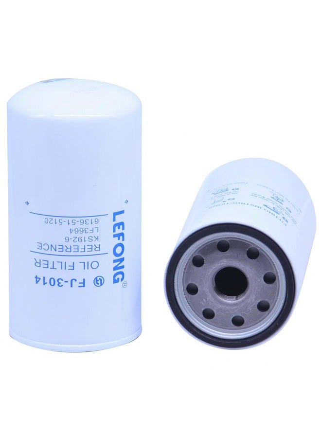 LeFong FJ-3014 Hydraulic Lube Oil Filter Replaces 47408372, 87772227, SBA340500920 Compatible with New Holland TC35A TC35D TC35DA TC40A TC40D TC40DA TC45A TC45DA T1530 T2310 T2320 T2330 Tractors - Image 1