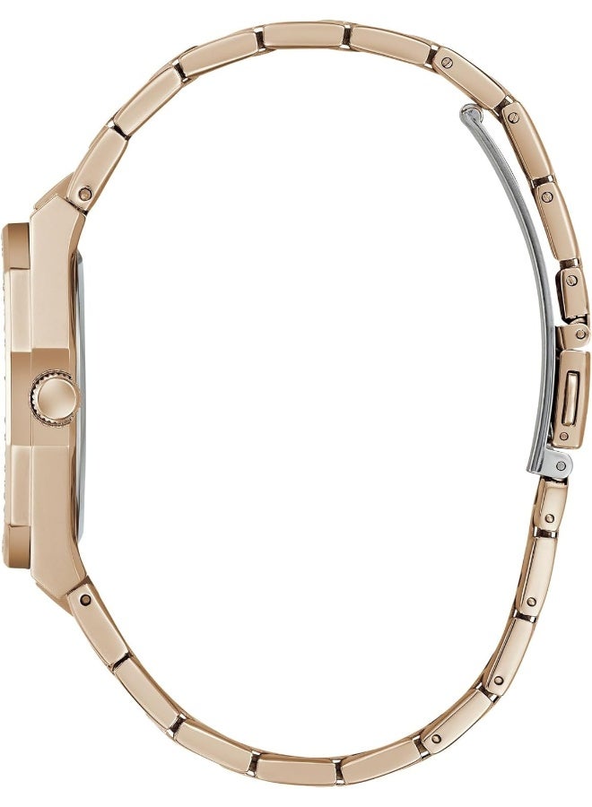 GUESS Women's Watch with Crystal and Plum MOP Dial - Image 2