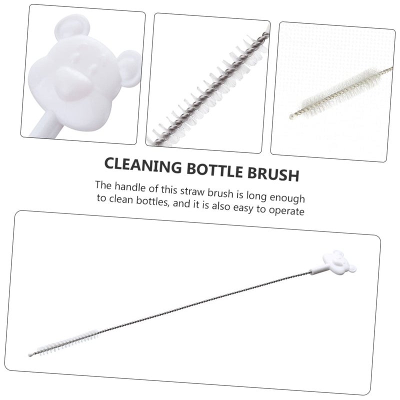 Flexible Handle Straw Cleaning Brush for Water Bottles and Cups with Bristles - Image 3