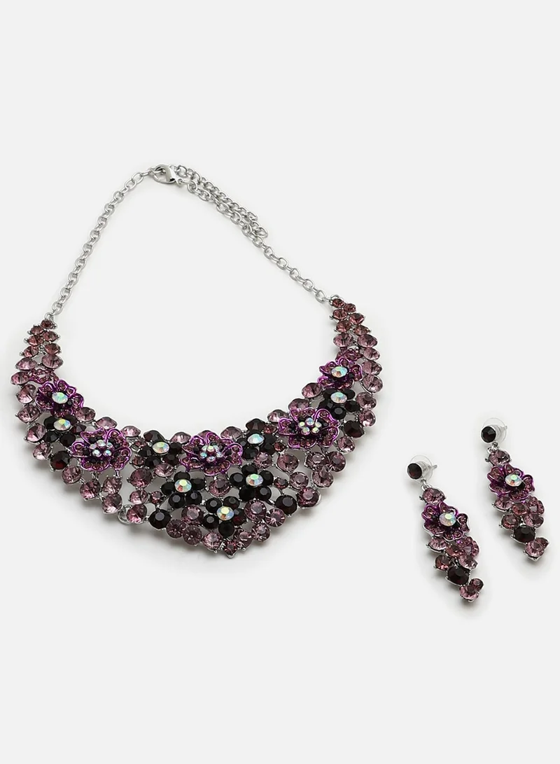 SOHI Stone Artificial Jewellery Set