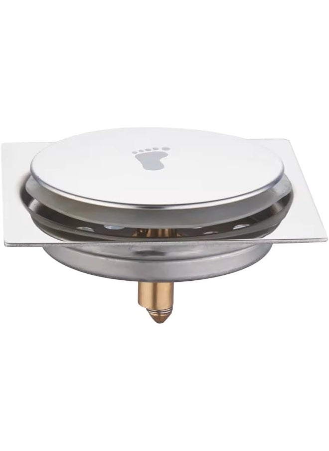 Biella Auto Press Clean Out Stainless Steel Sink Strainer Plug  - Image 1