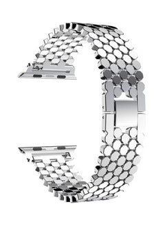 Replacement Strap For Apple Watch Series 3/2/1 Silver