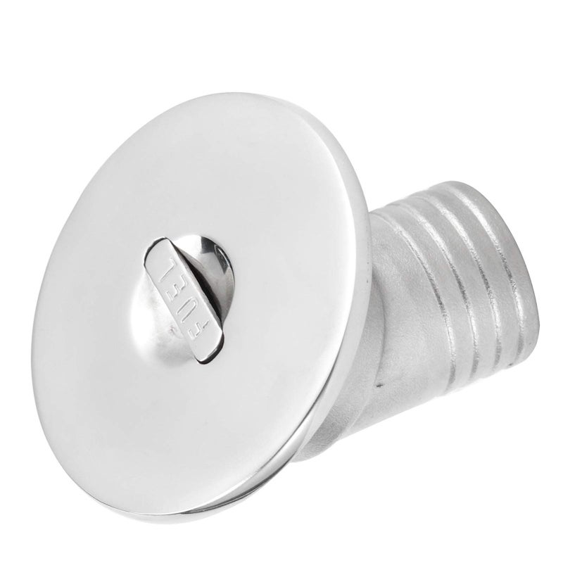 Stainless Steel 60 Degree Boat Deck Fuel Filler With Keyless 38mm Cap - Image 2