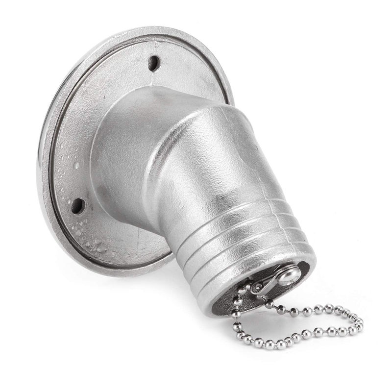 Stainless Steel 60 Degree Boat Deck Fuel Filler With Keyless 38mm Cap - Image 5