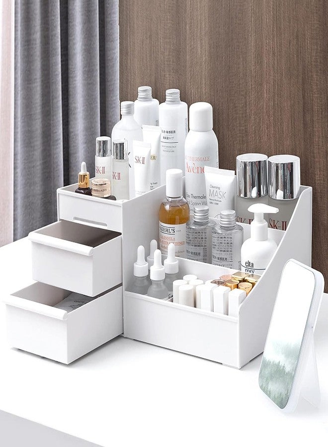 ConvertKitchen Cosmetic Organizer Box Drawers Storage Plastic Stationary Box (Set of 1) - Image 1