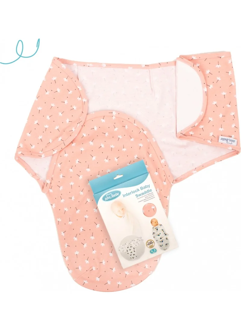 Sevi Bebe b Interlock Baby Swaddle Spring Pattern