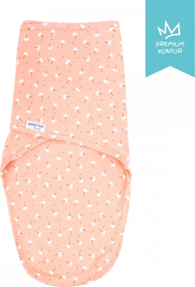 Sevi Bebe b Interlock Baby Swaddle Spring Pattern