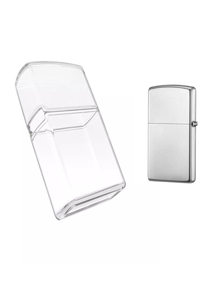 UCCKEYI 1Pc Clear TPU Case Cover Holder Sleeve Pouches Compatible with Zippo Lighters Scratch Proof Shockproof Protective - Image 3