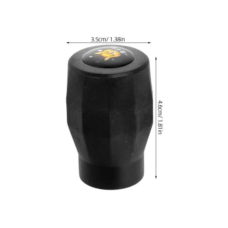 Rubber Foot Peg End Caps Protector Plug Replacement for Electric Bike Black - Image 3
