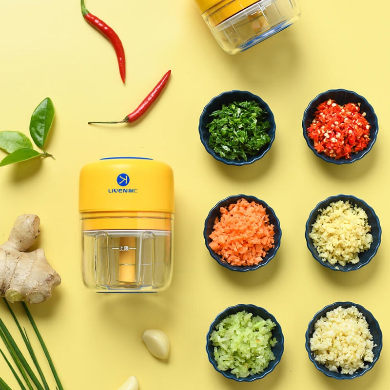 LIVEN  Portable Blender 100mL Wireless USB Rechargeable - Stainless Steel Detachable Easy Clean Multifunctional Food Mixer for Baby Food Fruit Vegetable Meat - Image 5