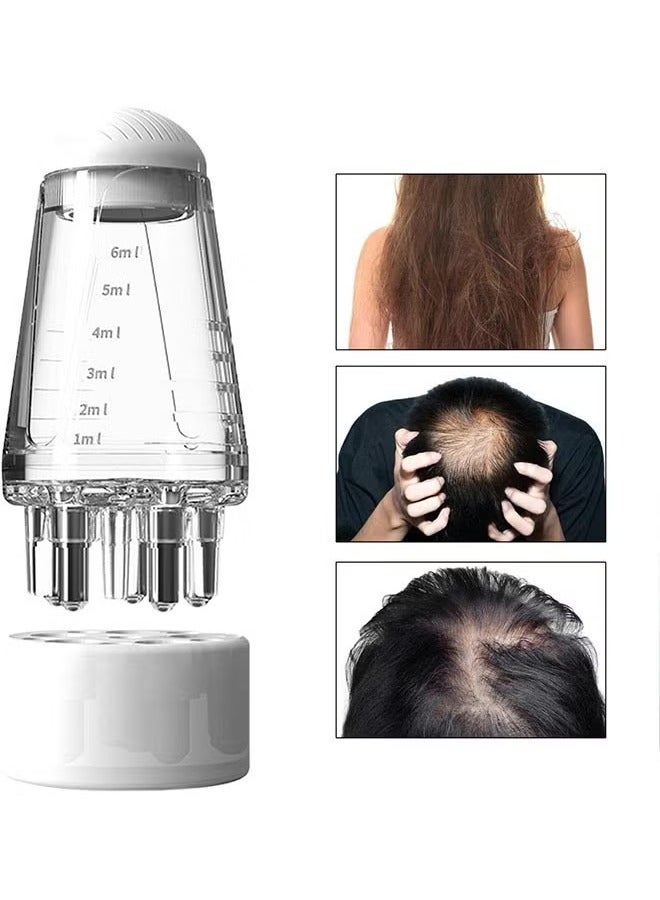 Hair Oil Applicator Scalp Head Massager for Hair Growth, Comb Massager with Roller Ball, Suitable for Various Liquids - Image 5