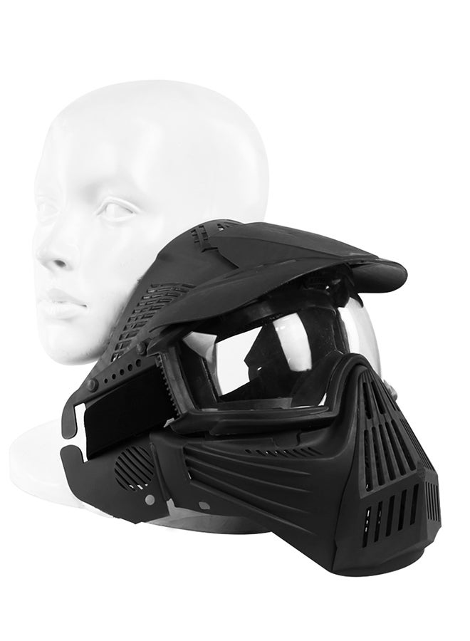 Tactical Full Face Protection Mask For Cs Field Airsoft Paintball With Elastic Headband  - Image 3