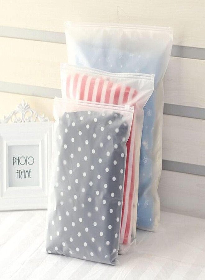 BLUVAS 17pcs Travel Storage Bags Set, Reusable Saving Space Plastic Ziplock Seal Clothes Bags Frosted Waterproof Multifunctional Luggage Storage Pouch for Clothes, Shoes, Cosmetics (5 Size) - Image 2