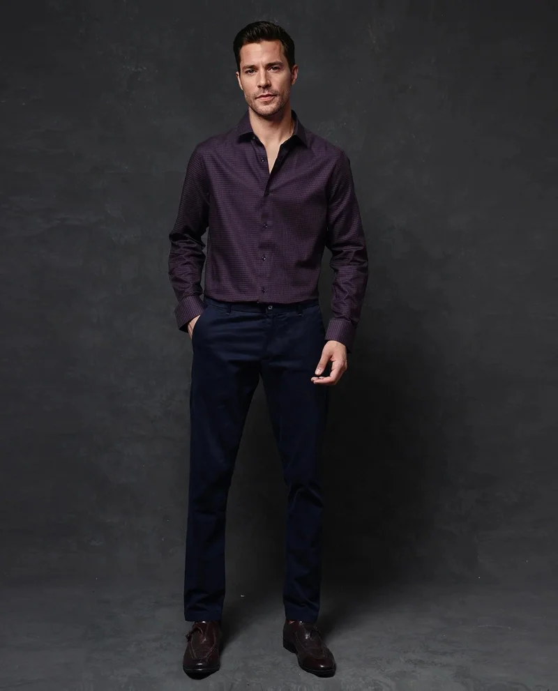 Rare Rabbit Men's Business Twill Shirt