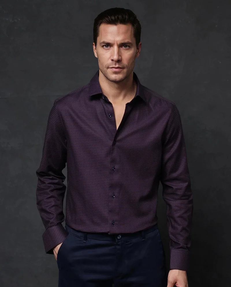 Rare Rabbit Men's Business Twill Shirt