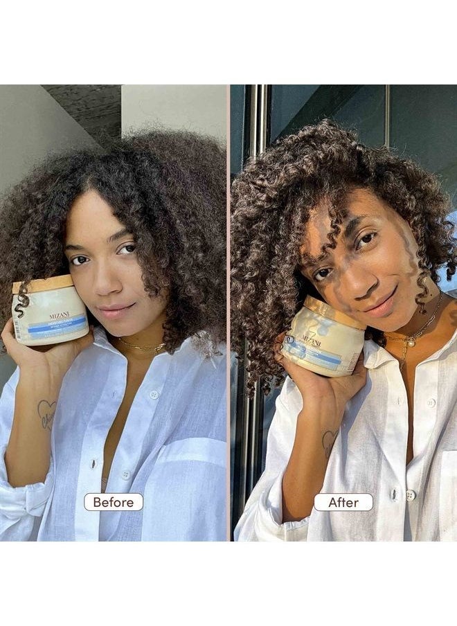 Mizani - Mizani Moisture Fusion Intense Moisturizing Mask | Restores Hydration in Dry Curls & Coils | Moisturizies without Buildup | with Argan Oil and Honey | for Dry Hair | 16.9 Fl Oz - Image 1