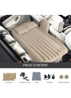 EchoElixir EchoElixir Premium Car Inflatable Bed with Pump 2 Air PillowQuick Inflatable Back Seat BedCar Inflatable MattressCar Bed MattressCar Bed for KidsTravelTripCampingPicnicPool Beach  - Image 5