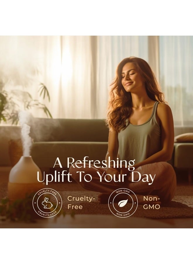 gya labs Breathe Essential Oil Blends - Natural Breathe Easy Essential Oils from Eucalyptus, Peppermint Oil and More for Humidifier Cleaner (0.34 fl oz)  - Image 4