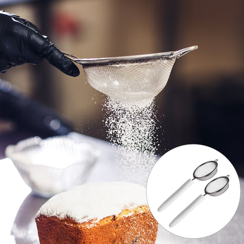 4 pcs Kitchen Sifting Tools Baking Sifting Tools Flour Sieves Flour Strainer - Image 4