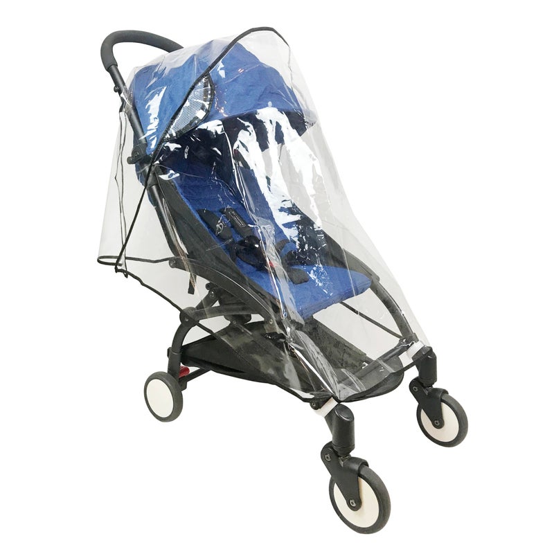 LLUFO Stroller Rain Cover Universal Stroller Cover for Toddler Umbrella Stroller,Compact Travel Stroller,LLUFO Waterproof Snow Wind Weather Shield,Food Grade EVA No Odor - Image 1