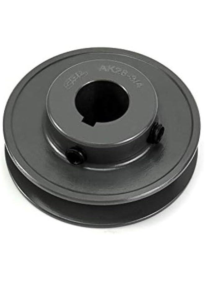 Arabest Single Groove Web Sheaves, 2.85 OD 3/4 V-Belt Sheave for V-Belt, AK2834  - Image 1