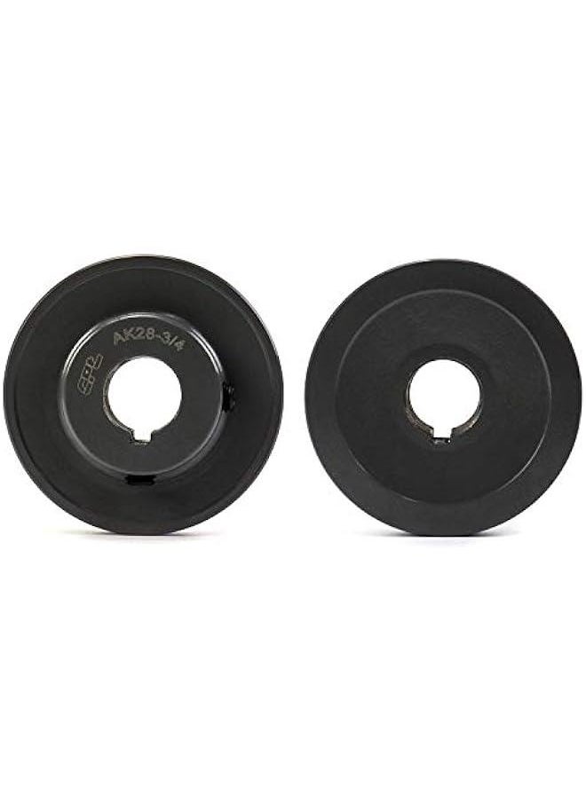 Arabest Single Groove Web Sheaves, 2.85 OD 3/4 V-Belt Sheave for V-Belt, AK2834  - Image 4