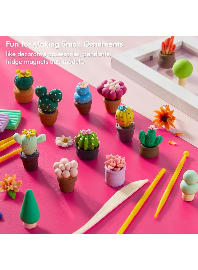 شاتل أرت مجموعة طين البوليمر 82 لونًا مع 19 أداة طين، 16 نوعًا من الملحقات، غير سامة، غير لاصقة، هدية فنية يدوية مثالية للأطفال والكبار - Image 5