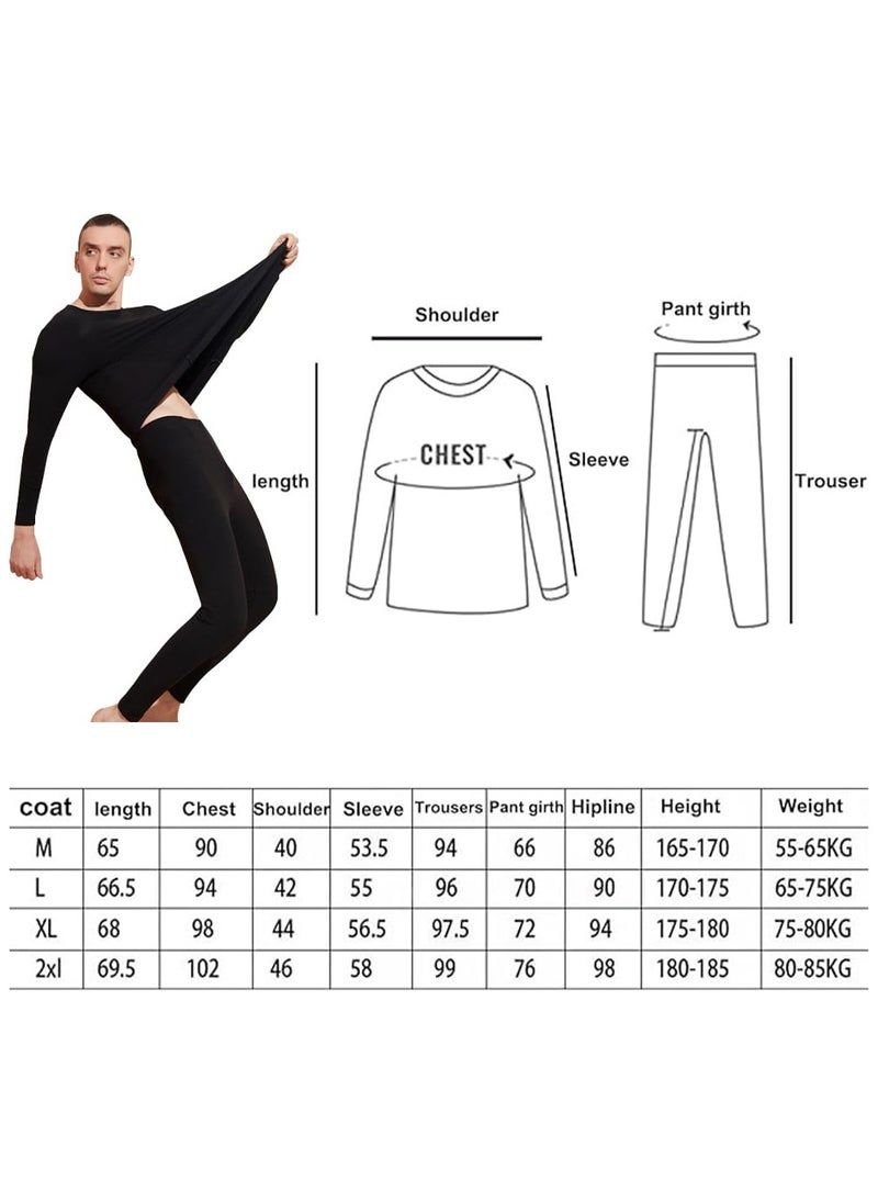 Men's Cotton Thermal Underwear Set Shirt Pants Long Johns (BLACK) - pzsku/Z221F132D83620AD06F4FZ/45/_/1728628655/d7a929db-14a5-44f6-b400-94c1ab8a7a8f