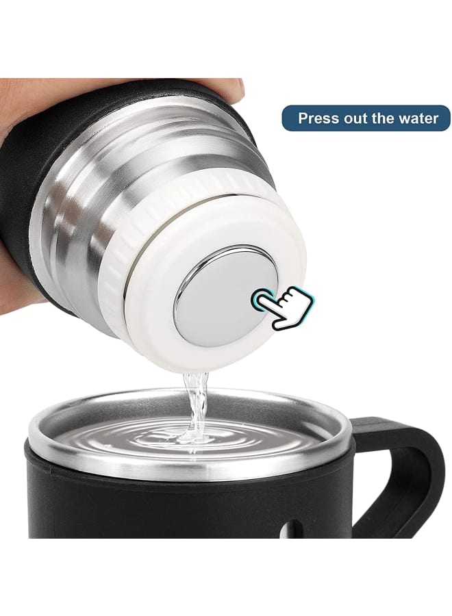 Stainless Steel Vacuum Flask Set with 3 Steel Cups Combo for Coffee Hot Drink and Cold Water Flask Ideal Gifting Travel Friendly Latest Flask Bottle (Multi-Color) - Image 5