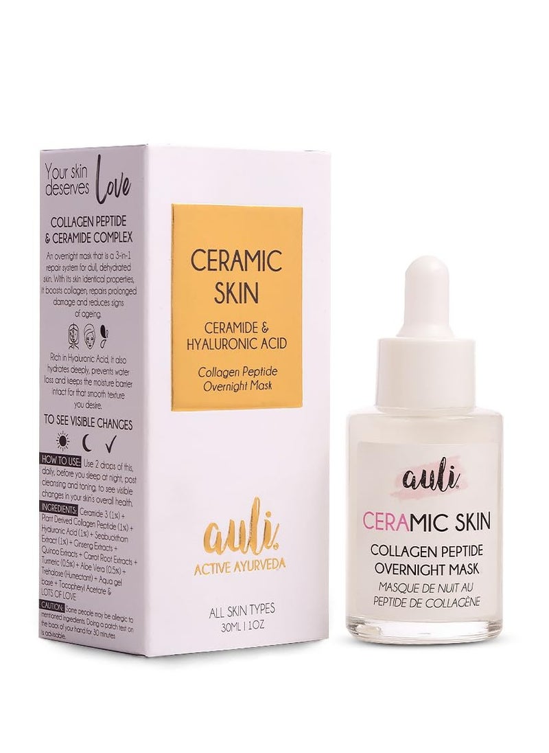 AULI LIFESTYLE - Auli Plant Derived Collagen Peptide 1% Facial Serum for All Skin Types 30ML - Image 1