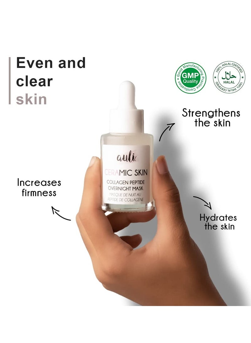 AULI LIFESTYLE - Auli Plant Derived Collagen Peptide 1% Facial Serum for All Skin Types 30ML - Image 1