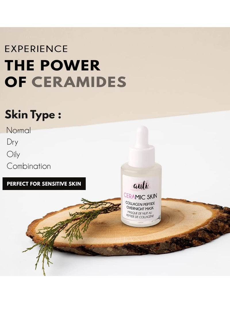 AULI LIFESTYLE - Auli Plant Derived Collagen Peptide 1% Facial Serum for All Skin Types 30ML - Image 1