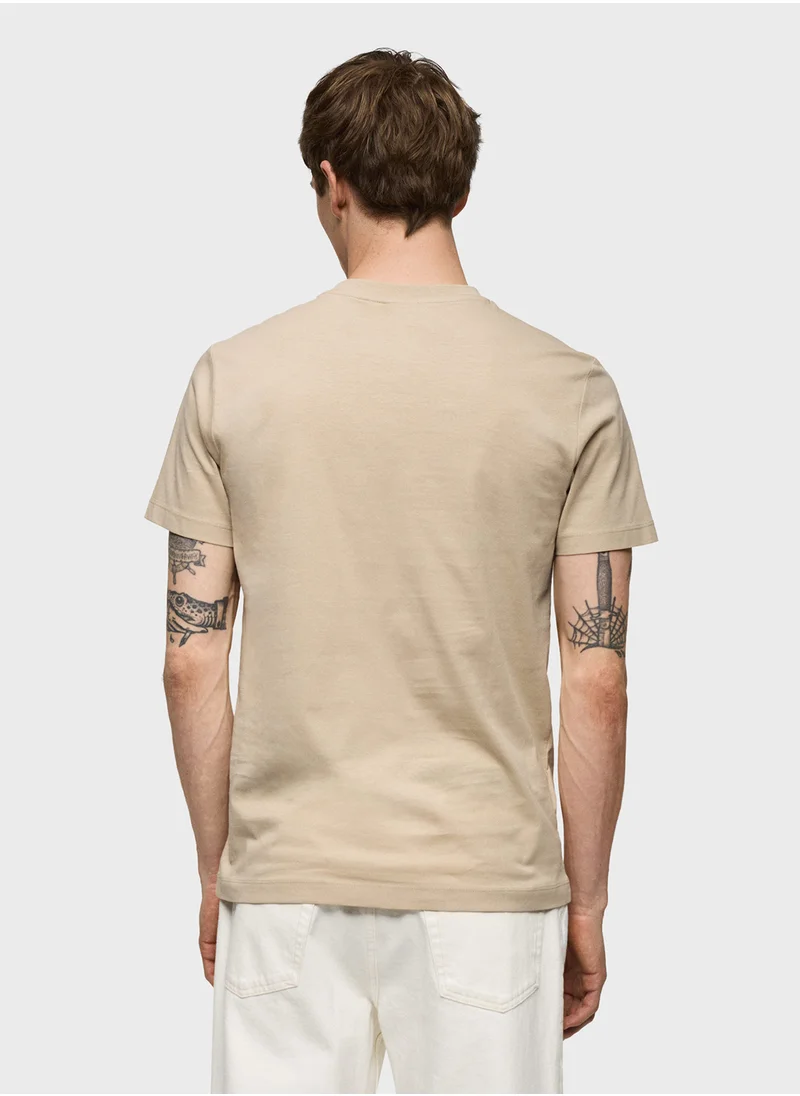 Mango Man Essential Crew Neck T-Shirt