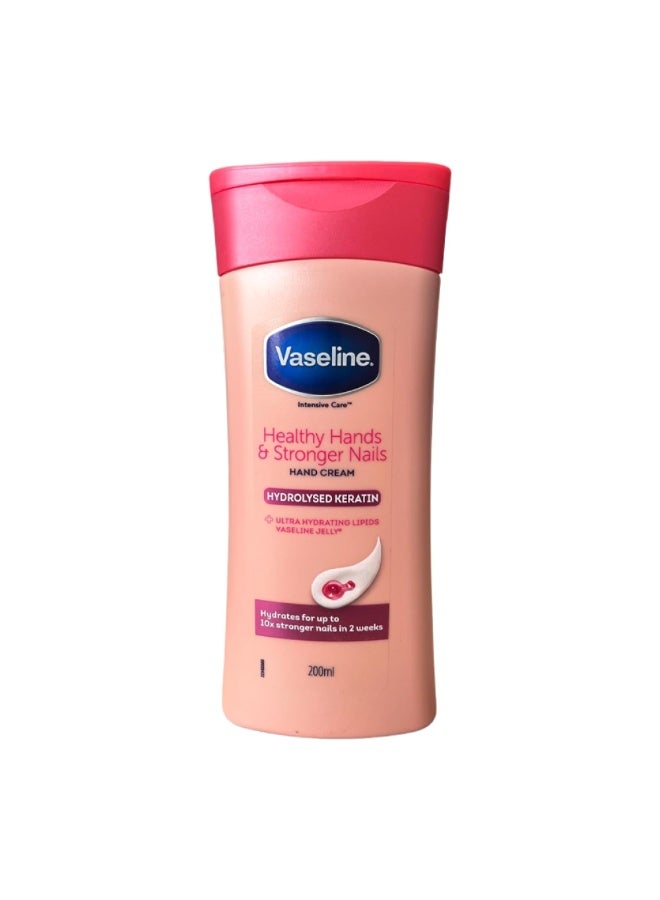Vaseline Intensive Care Hand Cream with Hydrolysed Keratin | Softening Lotion for Dry Hands & Nails | 200 ml - Image 3