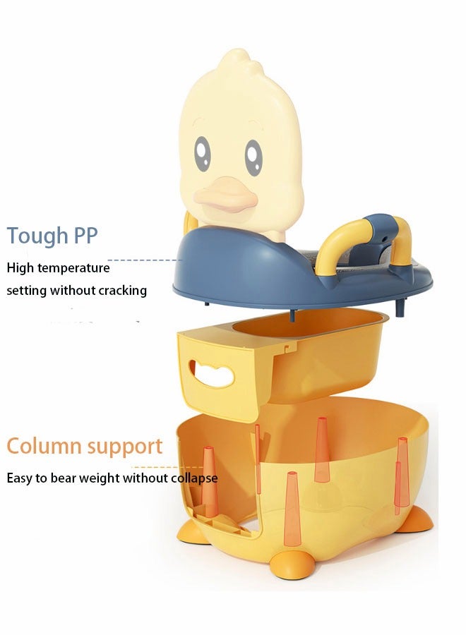 Optico Training Potty System Easy to Clean and Easy to Use Potty Training Seat Children's Training Toilet Chair with Cushion Removable Bedpan for Toddler - Image 5