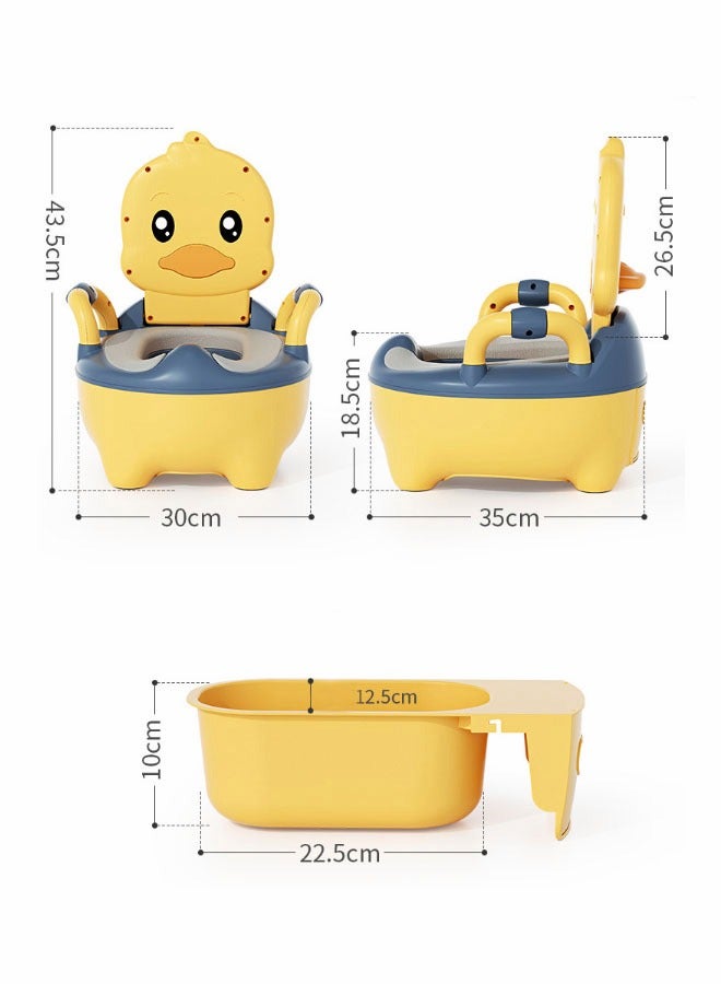 Optico Training Potty System Easy to Clean and Easy to Use Potty Training Seat Children's Training Toilet Chair with Cushion Removable Bedpan for Toddler - Image 3