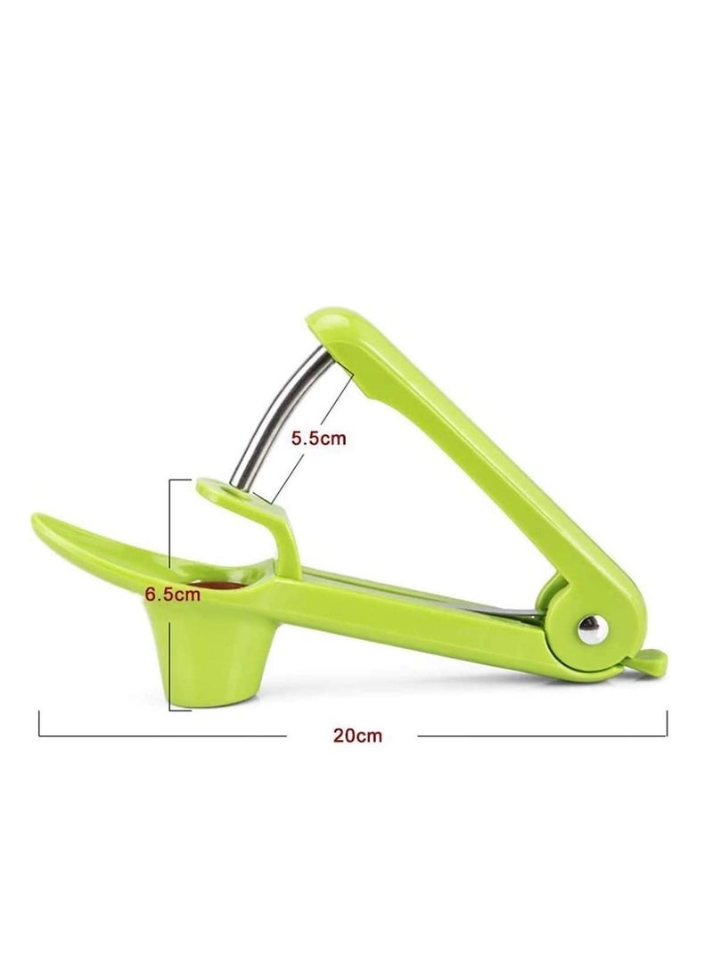أداة Cherry Pitter ، أداة حفر الزيتون ، أداة أخذ قطع الكرز أو البذور لإزالة البذور المحمولة مع مقابض وتصميم قفل موفر للمساحة