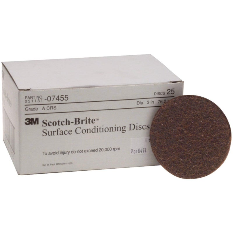 Cubitron Surface Conditioning Disc for Sanding - Metal Surface Prep - Hook and Loop - Aluminum Oxide - Medium Grit - 4.5 inch diam. - Pack of 10 - Image 1