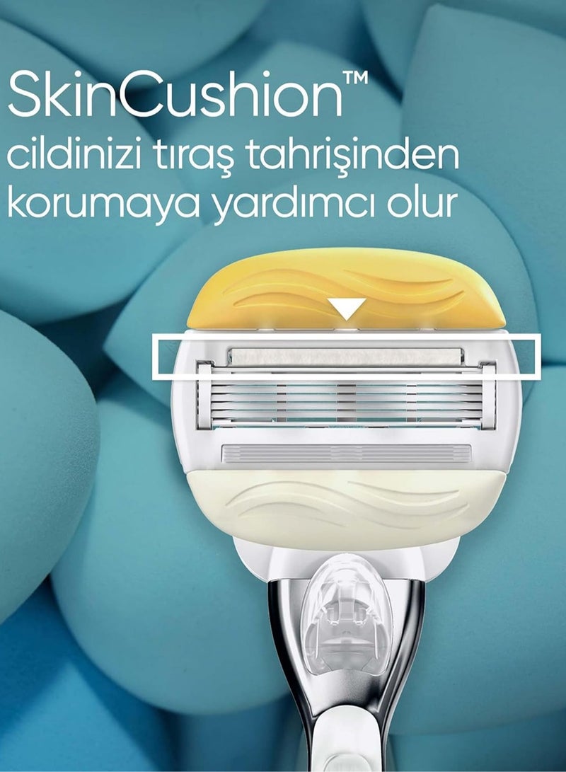 فينوس شفرات حلاقة فينوس كومفورت غلايد بلس أولاي كوكونت للنساء، عبوة من 3 قطع (قد تختلف العبوة) - Image 2