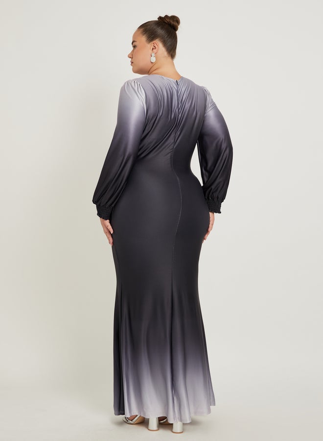 Styli Ombre Maxi Dress  - Image 5