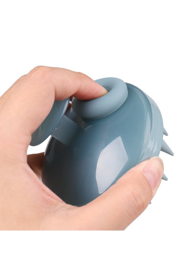 Loquat 【Hair Scalp Scrubber Shampoo Brush with Dispenser】– Silicone Scalp Massager  Exfoliating Brush for Deep Cleansing, Dandruff Removal  Hair Growth – Long-Nail Friendly Shower Tool for All Hair Types ( - Image 2